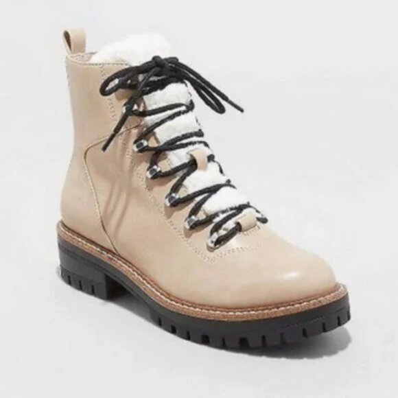 a new day Shoes - Women's Leighton Hiking Boots Taupe - A New Day™ 9.5
